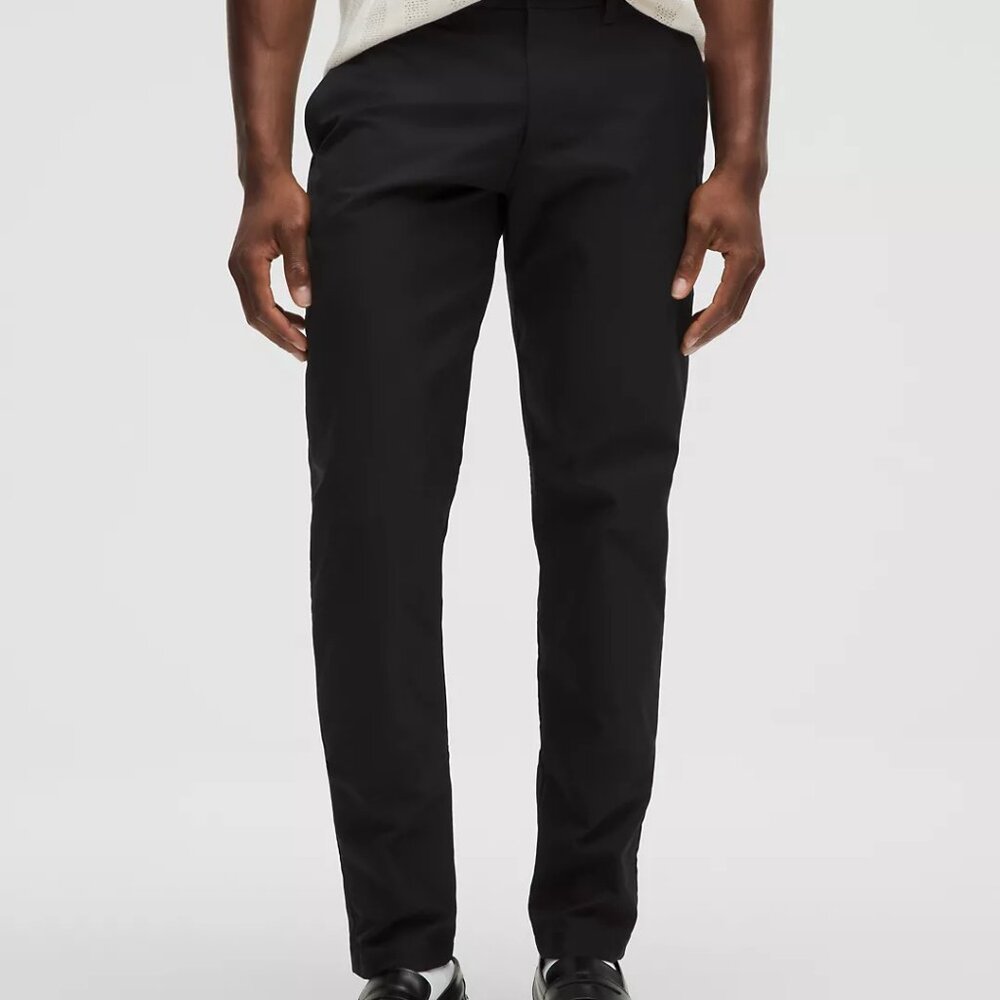 BNWT Lululemon ABC Slim-Fit Trouser 30L Smooth Twill, Black, Size 31